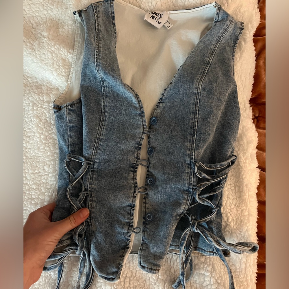 Denim Vest top